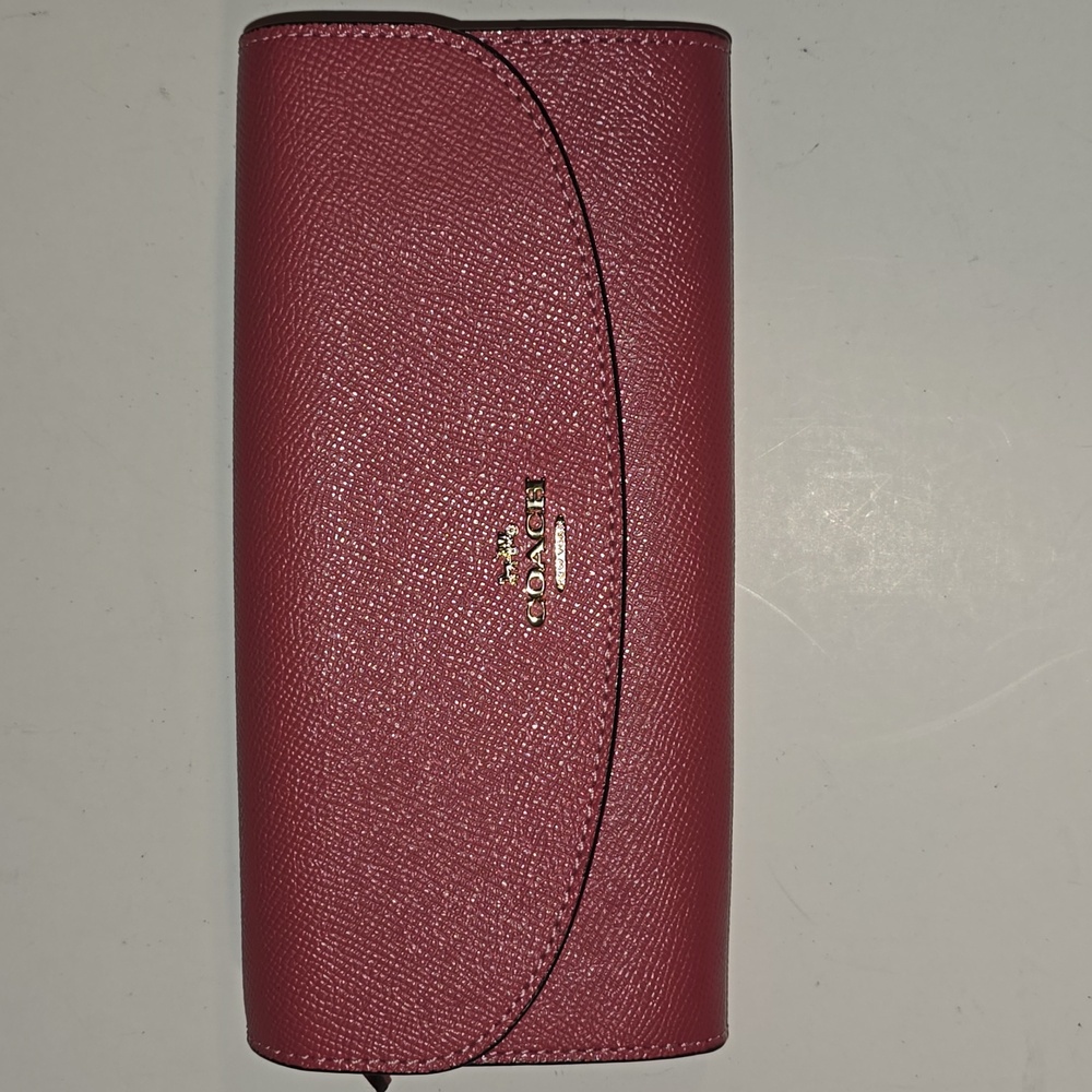 COACH Mauve Leather Wallet
